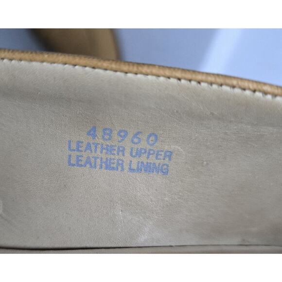 J CREW Women’s Biella Penny Loafers Flats Tan Leather Italy Comfort Sz 9 - Picture 10 of 10